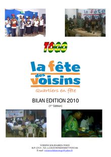 BILAN EDITION 2010