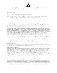 Medicare Part D RBC comment letter and attachment (June 2007)