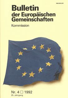 Bulletin der Europäischen Gemeinschaften. Nr. 4 1992 25. Jahrgang