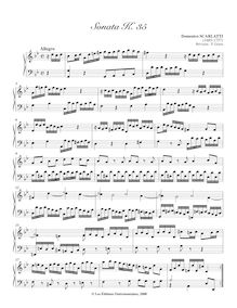 Partition Sonata K.35, 100 clavier sonates, Keyboard, Scarlatti, Domenico