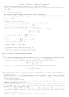 HEC 2000 mathematiques ii classe prepa hec (s)