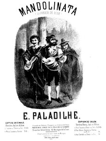 Partition complète (G major), Mandolinata, Souvenir de Rome par Émile Paladilhe