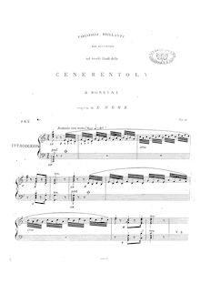 Partition complète, Variations Brilliantes on Rossini s  Cenerentola 