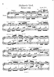 Partition Op.98 No.7, Transcriptions of chansons by Robert Schumann