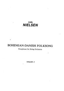 Partition violons I, Bohemian-Danish Folksong, Nielsen, Carl