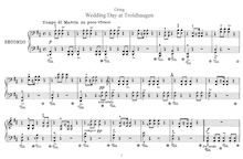 Partition de piano, lyrique pièces, Op.65, Grieg, Edvard
