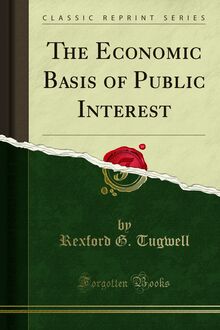 Economic Basis of Public Interest