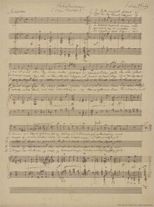 Partition complète, National Song, Faedrelandssang, B♭ major, Grieg, Edvard