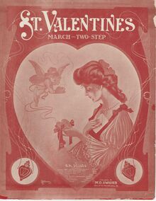 Partition complète, St. Valentine s March, C major, Stults, Robert Morrison par Robert Morrison Stults