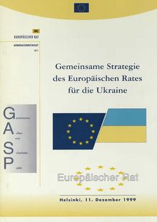 Gemeinsame Strategie des Europäischen Rates für die Ukraine