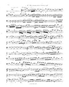 Partition violoncelle 1, corde quintette No.12, Op.34, Onslow, Georges