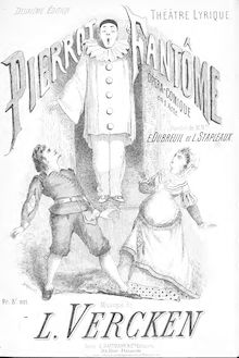 Partition complète, Pierrot fantôme, Opéra-comique en un acte, Vercken, Léon