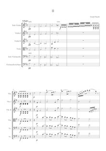 Partition , Adagio - Andante, Symphony No.6 en D major, "Le Matin" ; Sinfonia No.6