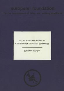 Institutionalized forms of participation in Danish companies