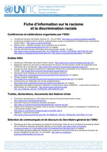 French - Fiche d information sur le racisme et la discrimination ...