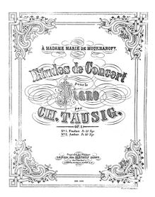 Partition No.2 en A♭ major, Konzertetüden, Op.1, Tausig, Carl