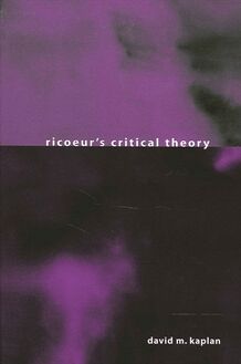 Ricoeur s Critical Theory