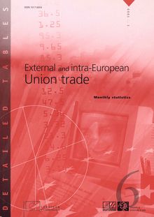 External and intra-European Union trade. Monthly statistics