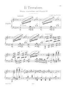 Partition complète, 2 Salon Paraphrases after Verdi , Op.70, Raff, Joachim