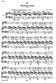 Partition complète (filter), Rastlose Liebe, D.138 (Op.5 No.1)