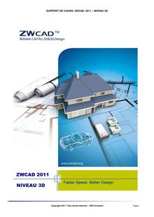 support de cours ZWCAD 2011 - niveau  3D