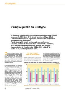 L emploi public en Bretagne (Octant n° 87)  