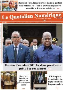 Quotidien Numérique d’Afrique du 13/03/2024