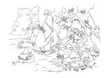 Coloriage Dragon Cave with Sloth bluebison.net