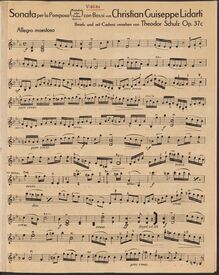 Partition Pomposa , partie, Sonata pour Pomposa, Op.37c, Lidarti, Christian Joseph