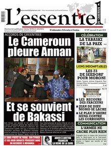 L essentiel du Cameroun numéro 187