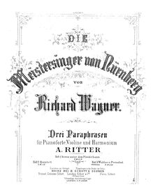 Partition Walther s Prize Song (partition de piano), Die Meistersinger von Nürnberg
