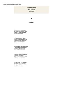 Hymne (Baudelaire)