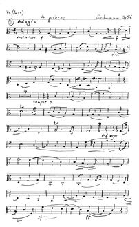 Partition de viole de gambe (alternate pour violoncelle), 6 Studien en kanonischer Form für Orgel oder Pedalklavier