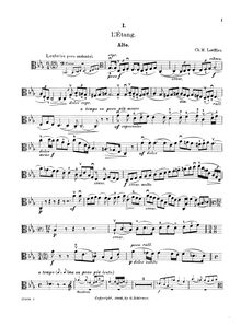 Partition de viole de gambe, Two Rhapsodies pour hautbois, viole de gambe, et Piano