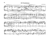 Partition complète, Postludium en F major, Diebold, Johann