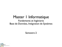 Master Informatique Fondements et Ingénierie