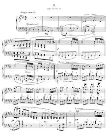Partition , Concerto pour Piano Seul, Adagio, 12 Etudes en All pour Minor Keys