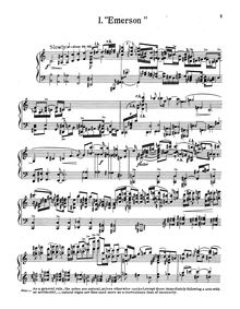 Partition complète, Piano Sonata No.2  Concord, Mass., 1840–60 