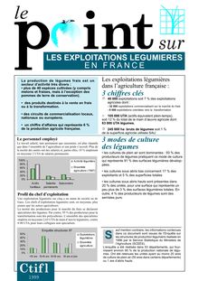 Les exploitations légumières en France - LES EXPLOITATIONS ...