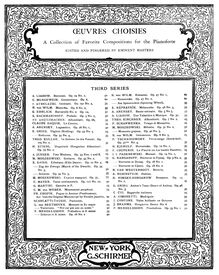 Partition de piano, Albumblatt, F Major, Grützmacher, Friedrich