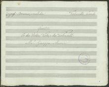 Partition violoncelle 2, corde quintette, Op.54, Epigrafe Armonia e melodie Quintet