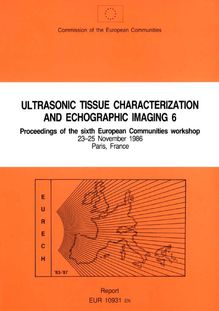 Ultrasonic tissue characterization and echographic imaging 6