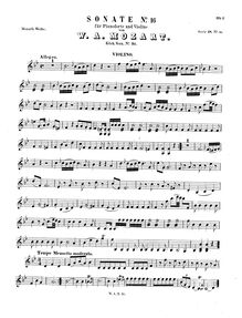 Partition de violon, violon Sonata, Violin Sonata No.16 ; Violin Sonata No.10