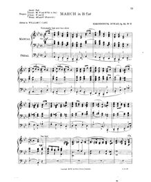 Partition complète, March, Op.42 No.3, Duncan, Edmondstoune