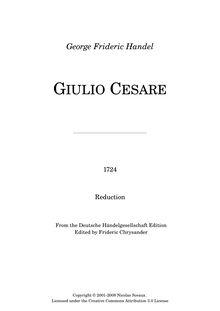 Partition complète par George Frideric Handel