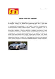 BMW Série 6 Cabriolet