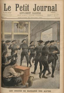 LE PETIT JOURNAL SUPPLEMENT ILLUSTRE  N° 362 du 24 octobre 1897
