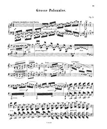 Partition complète, Polonaise, Op.7, Scharwenka, Xaver