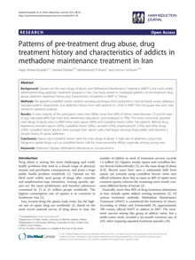 Patterns of pre-treatment drug abuse, drug treatment history and characteristics of addicts in methadone maintenance treatment in Iran