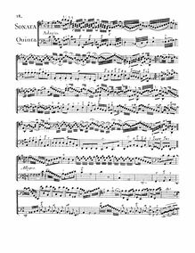 Partition No.5, sonates pour 2 Violoncellos, Book II, Sonates a Deux Violonchelles